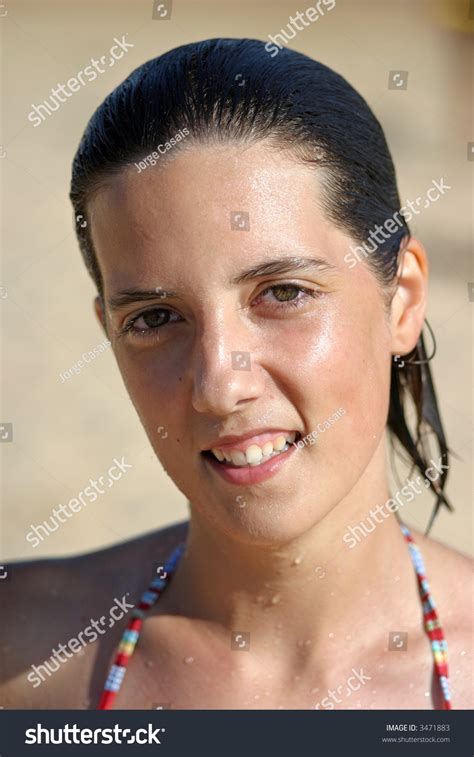 Sexy Girl On Beach Foto Stok 3471883 Shutterstock