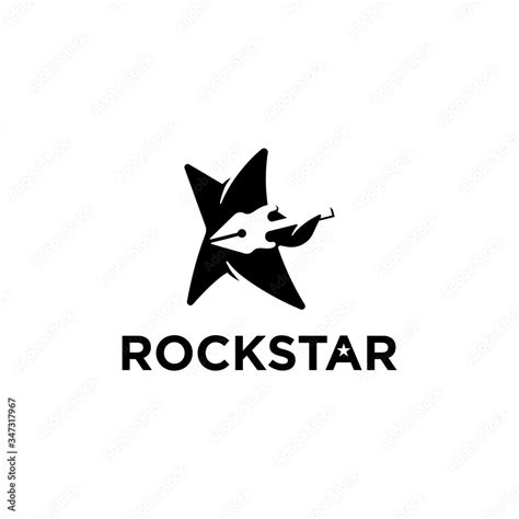 Rockstar Logo Icon Vector Stock Vector Adobe Stock