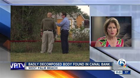 Body Found Badly Decomposed Along Canal In Suburban West Palm Beach Youtube