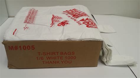 Check out our thank you plastic bag selection for the very best in unique or custom, handmade pieces from our market bags shops. M#1005 1/6 WHITE THANK YOU PLASTIC BAG 1,000PCS/CS W'T:7 ...