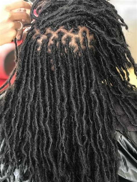 Pin On Started Locs With Dread Extensions