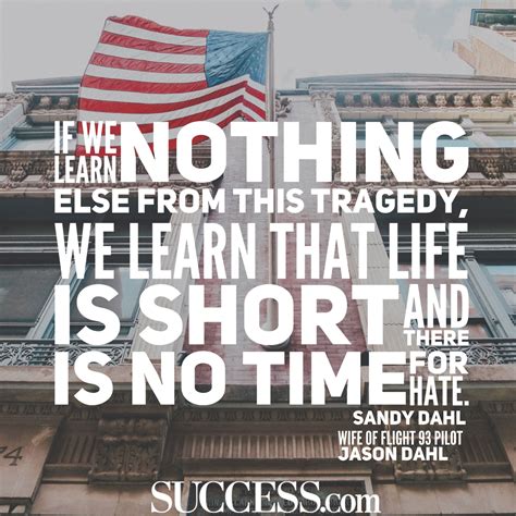 This image shows the collapse of the tower onto the marriott hotel. 13 Thoughtful Quotes to Remember 9/11 | SUCCESS