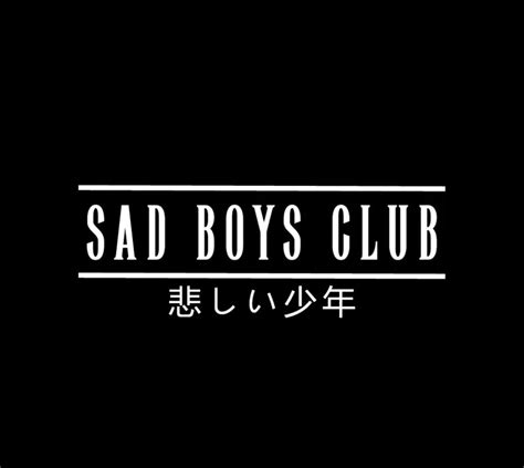 Sad Boys Club Car Windscreen Sticker All Colours And Sizes Etsy