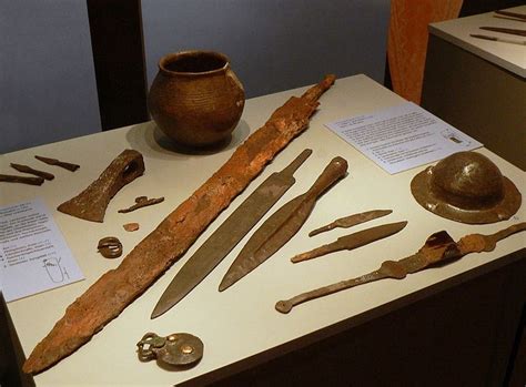 Saxon Grave Artifacts Liebenau Germany Saxon Anglo Saxon Artifacts