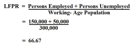 Convert that decimal into a percentage to see the labor force participation rate. How to Calculate Labor Force Participation Rate.