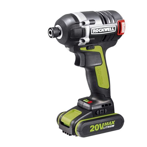 The 12v hercules® cordless compact 1/4 in. Rockwell 20-Volt Lithium-Ion 1/4 in. Hex Cordless ...
