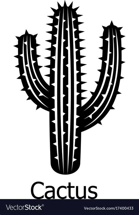 Vector Icons Vector Free Cactus Vector Simple Illustration Free