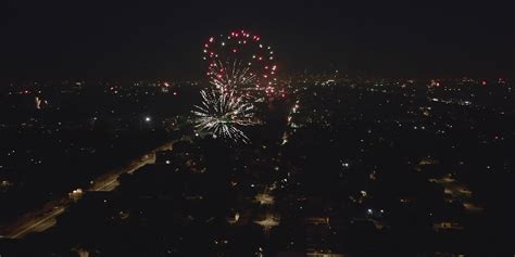 4th Of July Fireworks Captured By Drones Around The Us Dronedj