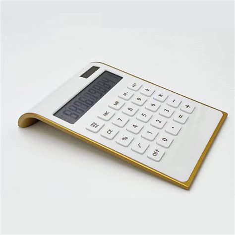 Calculadora de oro solar Función estándar Calculadora de escritorio LCD Calculadora de