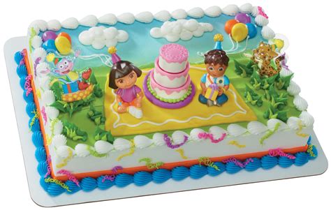 Dora The Explorer Birthday Celebration Decoset Decopac