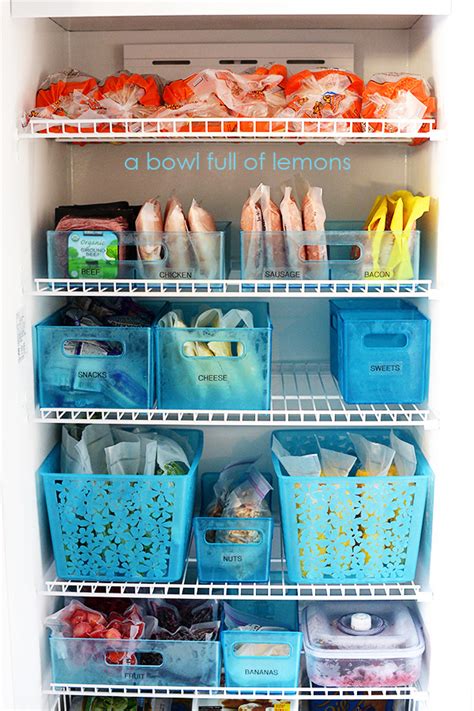 How to organize top freezer. Freezer Organization | A Bowl Full of Lemons