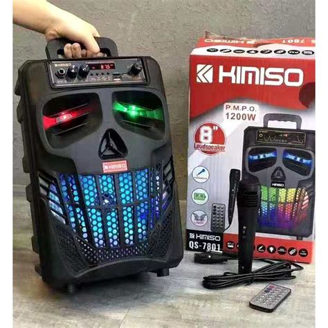 Portable Outdoor Karaoke Wireless Bluetooth 8 Kimiso Big Bass Speaker