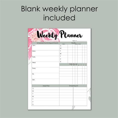 2021 2023 Monthly Printable Calendars Floral Edition Instant Digital