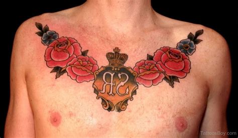Rose Flower Tattoo On Chest Tattoo Designs Tattoo Pictures
