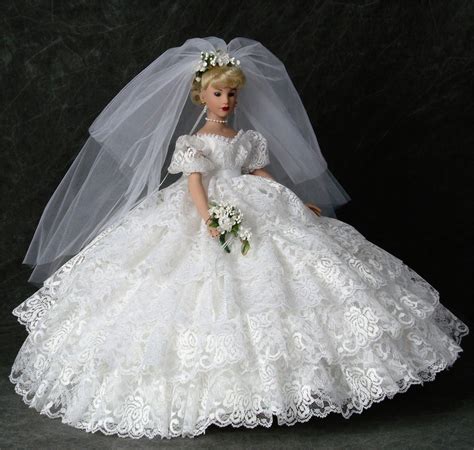 Doll Dress Pattern Barbie Wedding Dress Wedding Doll Barbie Dress