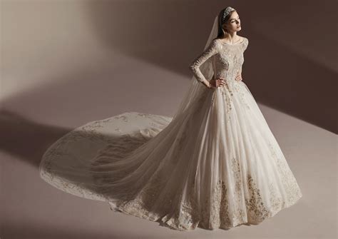 Elegant Lace Long Sleeve Wedding Gown 2349812 Modes Nz