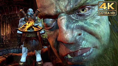 God Of War 3 Kratos Kills Hephaestus 4k Remaster Rpcs3 ᵁᴴᴰ 60