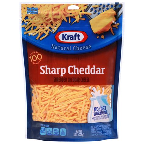 Save On Kraft Cheddar Cheese Sharp Shredded Natural Order Online