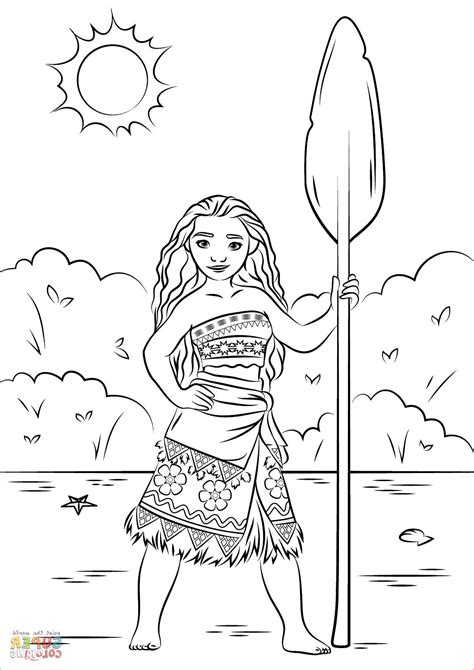 Impressionnant De Dessin Vaiana Imprimer Photos Coloriage