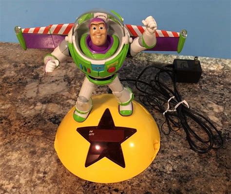 Disney Pixar Toy Story Talking Buzz Lightyear Alarm Clock Radio