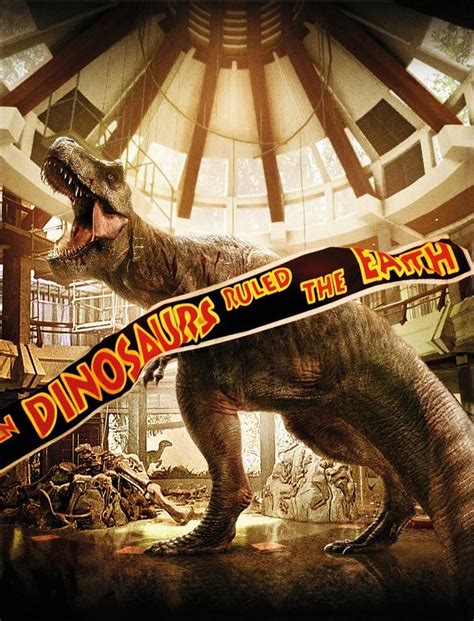 Jurassic Park Movie Film Artwork Cover When Dinosaurs Ruled The Earth