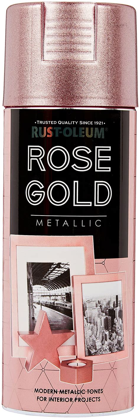 Buy Rust Oleum 400ml Metallic Spray Paint Rose Gold Online At