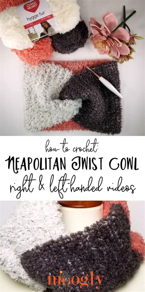 Neapolitan Twist Cowl Tutorial Right And Left Handed On Moogly
