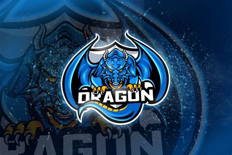 Dragon Mascot Esport Logo Logo Dragon Esports Logo Logo Design