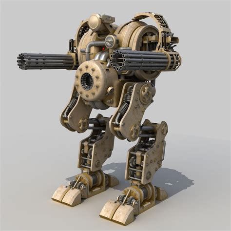 Robot Rigged 3d Model
