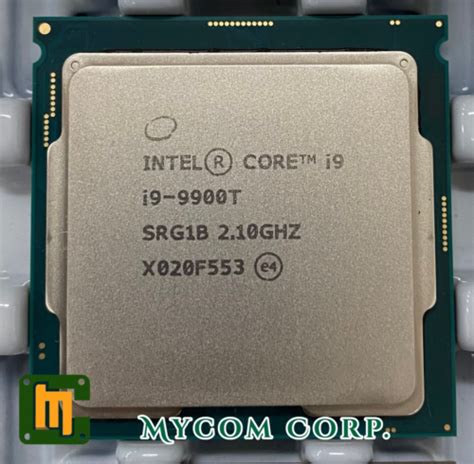 Intel Core I9 9900t Srg1b 21ghz 8core 16thread 16mb 35w Lga1151 Cpu