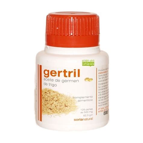 Aceite De Germen Trigo Gertril125 Perlas Soria Natural Herbolario Y