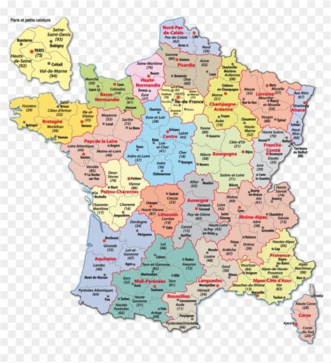 Carte France Webcams 000 Francais Regions Hd Png Download