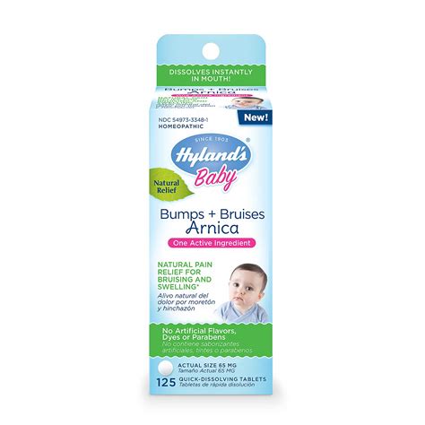 Hylands Baby Bumps Bruises Arnica Natural Pain Relief