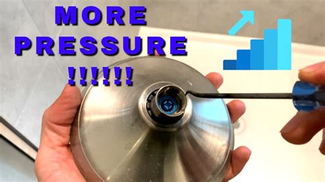 How To Increase Shower Head Water Pressure Youtube