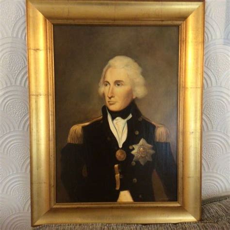 Admiral Lord Nelson 1758 1805 Naval Officer Oil Portrait Painting