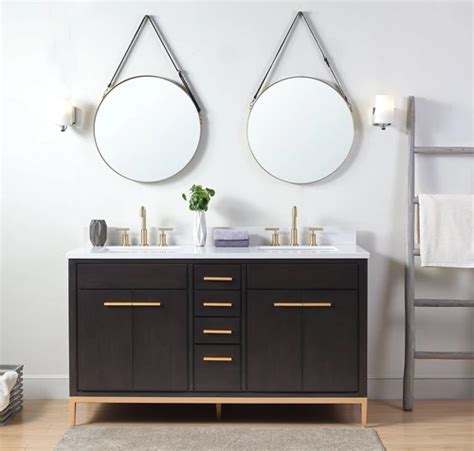 Maybe you would like to learn more about one of these? 60" Modern Style Double Sink Bathroom Vanity with Quartz ...