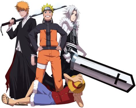 Luffy Naruto Allen Ichigo Anime Photo 17324282 Fanpop