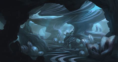 Artstation Underwater Cave Concept