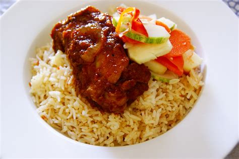Ramadan nasi tomato ayam masak merah set. My Very 1st Nasi Tomato + Ayam Masak Merah + Acar ...