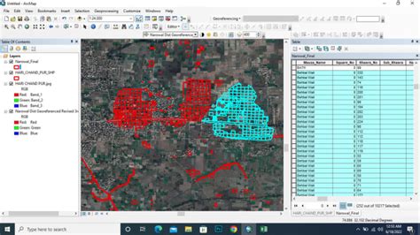 Create Digitize Georeference And Create Gis Map With Arcgis By