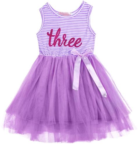 Ibtom Castle Baby Girls 1st Birthday Dress Outfit Summer Infant