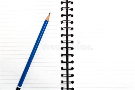 Blank Notebook With Pencilbusiness Concept Stock Photo Image Of Draw