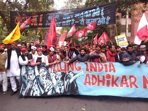 Indian Youth Protest Unemployment Crackdown On Dissent Peoples Dispatch
