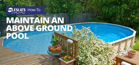 How To Maintain An Above Ground Pool