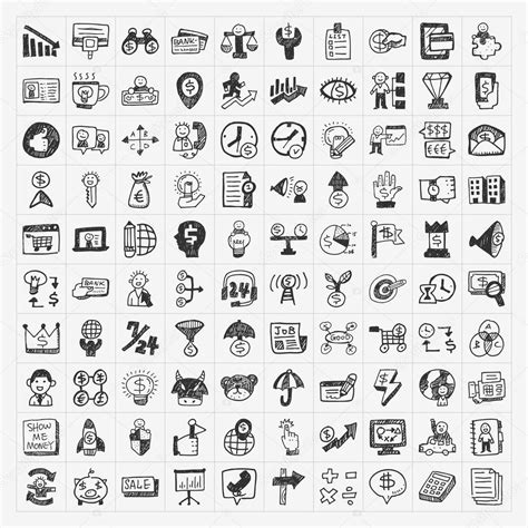 Doodle Business Icon Stock Vector By ©mocoo2003 37155515