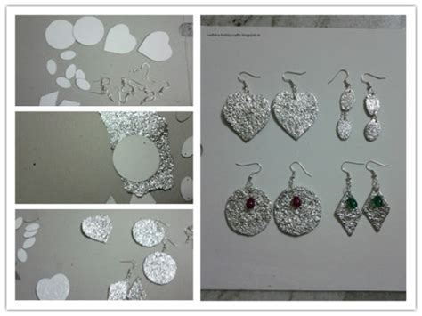 It is said that aluminium foil must not be used in microwaves as this can cause sparking and may damage the appliance. Easy DIY Aluminium Foil Earrings Tutorial | DIY Tag