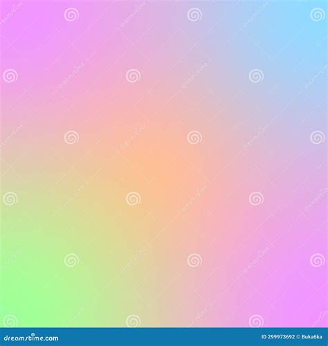 A Square Gradient Background With Light Blue Neon Green And Peach