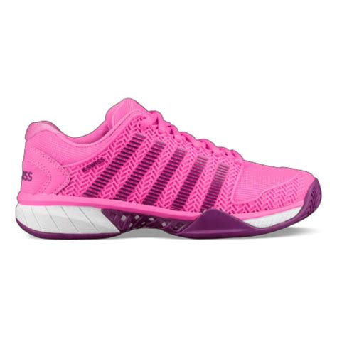 K Swiss K Swiss Womens Hypercourt Express Tennis Shoe Neon Pink