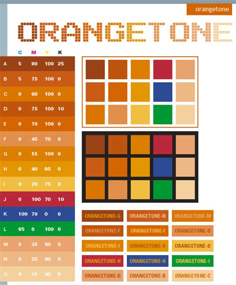 Orange Tone Color Schemes Color Combinations Color Palettes For Print