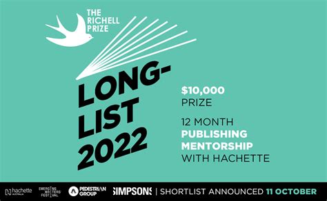 2023 Richell Prize Shortlist Announced Emerging Writers Festival